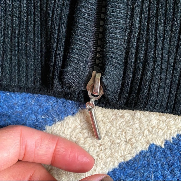 🖤 CACB BLACKE BEADED RUBBED CARDIGAN SWEATER! - Picture 11 of 13